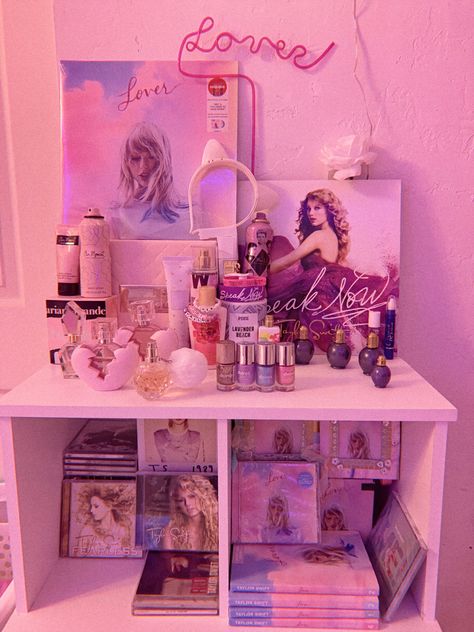 Aesthetic Room, Room Inspo, Baby Pink, Baby Blue, Taylor Swift, Swift, Bedroom, Pink, Blue