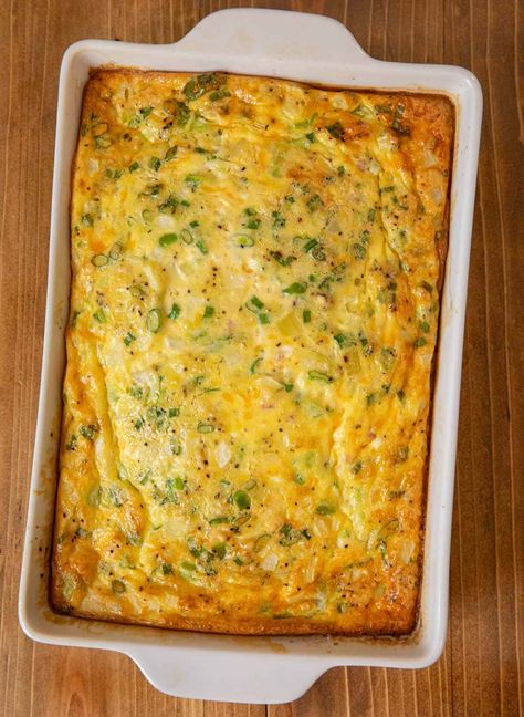 Ham And Cheese Omelette Recipe Oven Baked, Egg Bake 8x8 Pan, Baked Omelette Casserole, Oven Omelette Recipe, Baked Omelette Recipe, Oven Omelette, Egg Omelette Recipe, Fritata Recipe, Impossible Pies