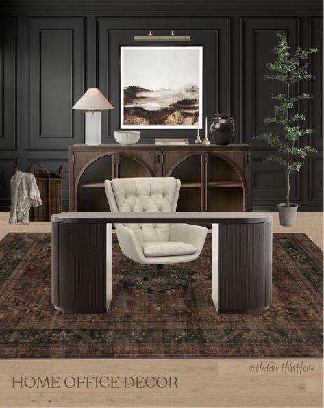 Shop Reid Modern Oval Black Wood … and other curated products on LTK, the easiest way to shop everything from your favorite creators. Mens Office Decor Ideas, Modern Masculine Office, Masculine Home Office Ideas, Decor Mood Board, Masculine Home, Masculine Home Office, Male Office Decor, Moody Home Decor, Home Office Decor Ideas