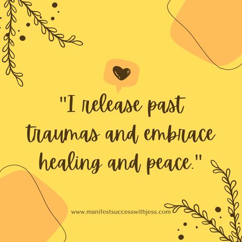 Ready to let go of emotional baggage? Affirm, 'I release past traumas and embrace healing and peace.' Start your healing journey today. 💖✨ Like, share, follow, or check the link in bio for more empowering affirmations! #Healing #EmotionalWellbeing #Manifestation #PositiveAffirmations #SelfImprovement #PersonalGrowth #MentalHealth #TraumaRecovery #InnerPeace #PositiveThinking #Mindfulness #SelfCare #Empowerment #SelfLove #SpiritualGrowth #Resilience #OvercomingTrauma #Transformation #HealingJo... Affirmation For Emotional Healing, Empowering Affirmations, Healing Affirmations, Emotional Baggage, Emotional Wellbeing, Healing Journey, Emotional Healing, Let Go, Spiritual Growth