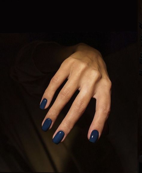 Nail Colors Winter, Casual Nails, Her Nails, Blue Nail, Dark Nails, Minimalist Nails, Classy Nails, Chic Nails, Gorgeous Nails