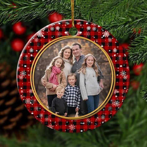 Amazon.com: Personalized Red and Black Buffalo Plaid Custom Holiday Photo Ceramic Ornament Custom Photo Picture for Family Christmas Ornament 2024 Family Pendant Holiday Decoration Ball Wedding Party : Handmade Products Family Pendant, 2024 Family, Ball Wedding, Kitchen Clothes, Family Christmas Ornaments, Fashion Toys, Personalized Ornaments, Holiday Photos, Handmade Products