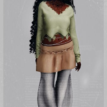 Evellsims Sims 4 Cc, Cc For Sims 4, Sims 4 Patreon, Sims Four, Punk Outfits, Sims 4 Cc, Maxis Match, Feminine Outfit, The Sims 4