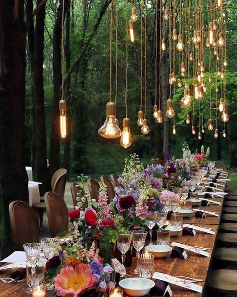 Rustic Wedding Decorations, Enchanted Forest Wedding, Fairy Wedding, בר מצווה, Wedding Forward, Wildflower Wedding, Wedding Mood, Forest Wedding, Romantic Weddings