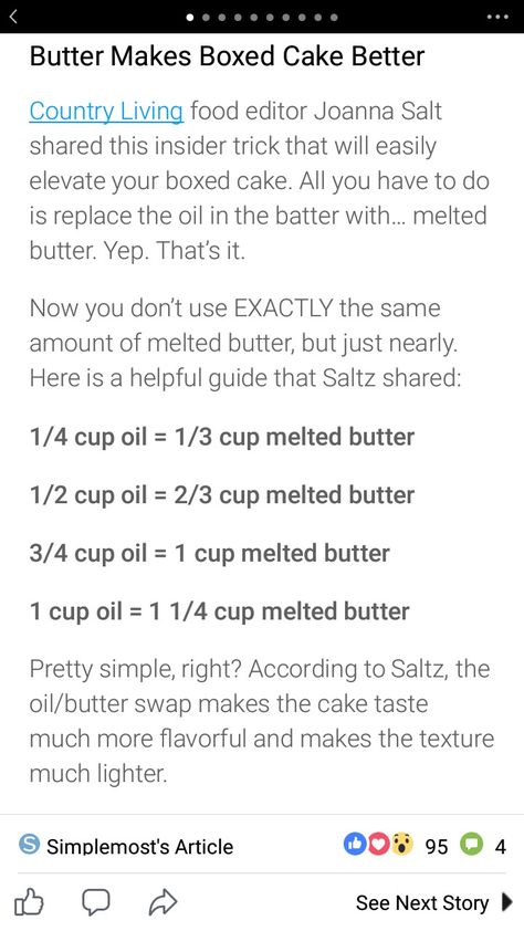 Cake Box Substitutes, Butter Instead Of Oil Box Cake, How To Spice Up Box Cake, Cake Mix With Butter Instead Of Oil, Using Butter Instead Of Oil Cake Mixes, How To Enhance Box Cake Mixes, Oil Substitute For Baking Cake Mixes, How To Improve Boxed Cake Mixes, Box Cake Taste Like Bakery