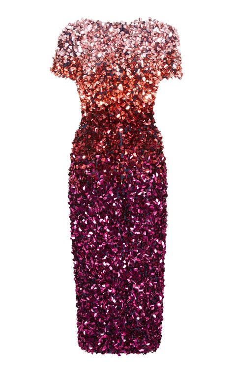 Violet Crown, Women's Runway Fashion, Dreamy Gowns, Pink Sequin Dress, Lace Dress Styles, Teri Jon, Plus Size Cocktail Dresses, Sequin Midi Dress, Royal Outfits