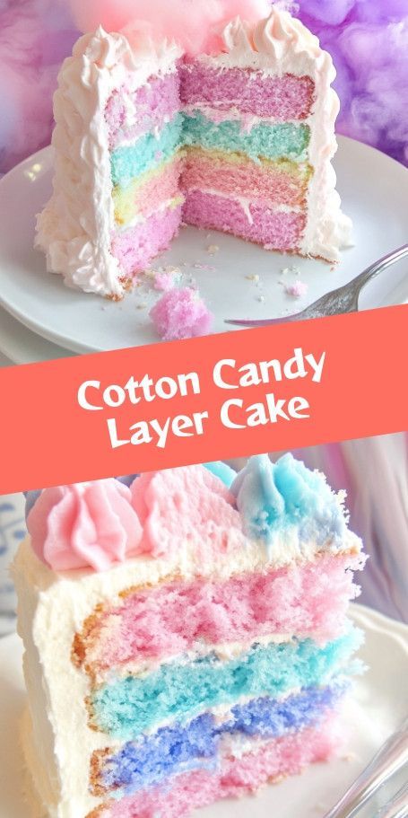 Whimsical Cotton Candy Cake Delight Recipe Indulge in the magical charm of a Cotton Candy Cake Delight! This vibrant and fun cake recipe brings carnival flavor to your table with layers of fluffy goodness and creamy frosting. Perfect for any celebration, make your dessert experience whimsical with this colorful treat. #CottonCandyCake #DessertDelight #SweetTreats Cotton Candy Cake, Cotton Candy Cakes, Creamy Frosting, Fluffy Frosting, Cotton Candy Flavoring, Spiced Chocolate, Candy Cakes, Best Cake Recipes, Candy Cake