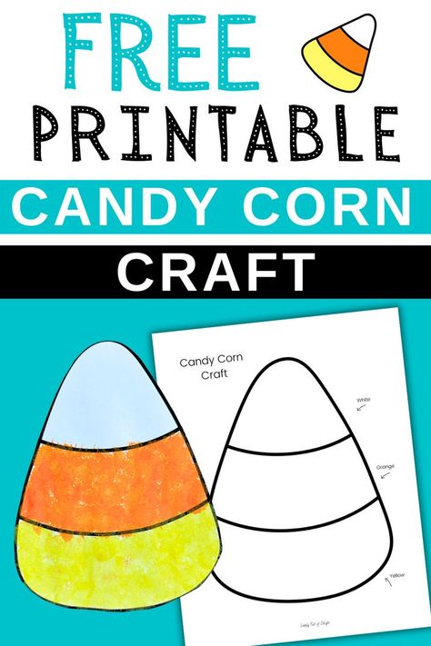 candy corn craft, free printable template Candy Corn Crafts For Kids, Corn Crafts For Kids, Candy Corn Template, Corn Template, Candy Corn Craft, Corn Crafts, Corn Craft, Candy Corn Crafts, Halloween Craft Ideas