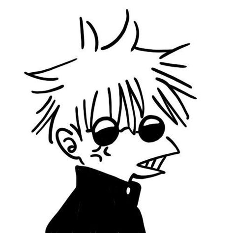 gojo Anime Nerd, Funny Drawings, Random Pictures, Funny Anime Pics, Cute Doodles, Anime Background, Jujutsu Kaisen, Drawing Reference, App Icon