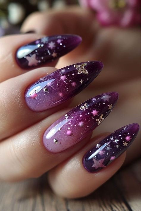 Drip Nail Art, Violet Vibes, Regal Elegance, Easter Nail Designs, Purple Nail Designs, Purple Nail, Winter Nail Designs, Halloween Nail Designs, Birthday Nails