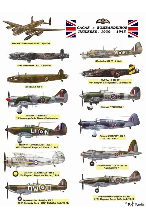 Perang Dunia Ii, Wwii Fighter Planes, Wwii Airplane, Wwii Fighters, Airplane Fighter, Aircraft Painting, Wwii Plane, Military Airplane, British Aircraft