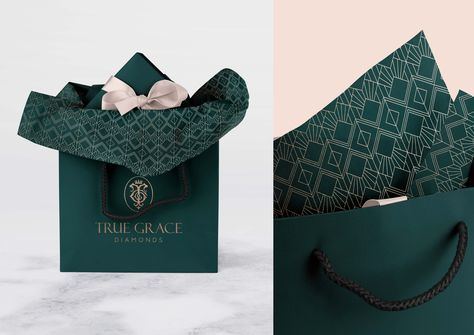 Luxury Typography, Luxury Brand Packaging, Jewelry Packaging Design, Paper Bag Design, Luxury Packaging Design, Business Stationary, Text Logo Design, Luxury Branding Design, Diamonds Jewelry