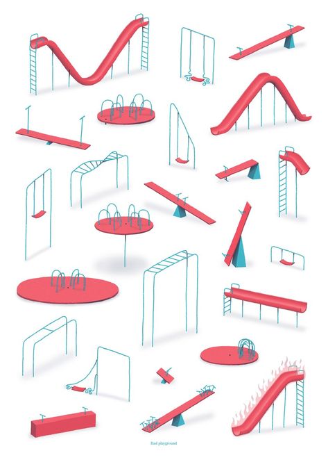 Innovative Playground, Playgrounds Architecture, Urban Playground, Playground Ideas, Architecture Portfolio Design, Kindergarten Design, Playground Design, Landscape Architecture Design, Urban Furniture