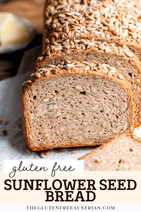 Looking for a delicious, wholesome bread recipe? Try this easy sunflower seed bread, bursting with nutty flavor and a satisfying crunch in every bite! Perfect for sandwiches, toasting, or enjoying with your favorite spreads. Whether you’re a seasoned baker or a beginner, this gluten free sunflower seed bread is a must-try. Seed Bread Gluten Free, Healthy Seed Bread, Homemade Gluten Free Bread Recipes, Gluten Free Seeded Bread, Sunflower Bread Recipe, Gluten Free Sunflower Seed Bread, Gluten Free Bread Recipe, Gluten Free Zucchini Bread Oat Flour, Sunflower Seed Bread