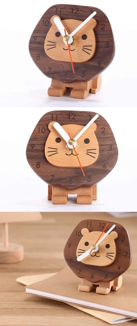 Wood Clock Design, Wooden Clocks, Unusual Clocks, Into The Wood, Cool Clocks, Wood Clock, Clock Art, Unique Wall Clocks, Wood Clocks