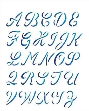 Fancy Cursive Fonts, Calligraphy Letters Alphabet, Lettering Styles Alphabet, Hand Lettering Worksheet, Writing Fonts, Tattoo Lettering Fonts, Hand Lettering Fonts, Hand Lettering Alphabet, Lettering Alphabet Fonts