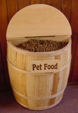 All Main Bucket 951L Large Half Barrel with Flip Lid Large Dog Food Storage, Dog Food Storage Containers, Outdoor Storage Bench, Dog Food Container, Pet Food Storage, Dog Food Storage, Dog Rooms, Wooden Barrel, Dog Training Collar