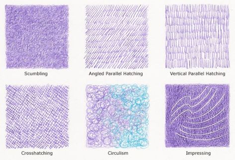 Colored pencil drawing techniques - #scumbling #coloredpencil Prismacolor Techniques, Pencil Drawing Techniques, Colored Pencil Lessons, Portrait Drawing Tips, Colored Pencil Drawing Techniques, Pencil Texture, Art Plan, Pencil Drawings For Beginners, Pencil Techniques