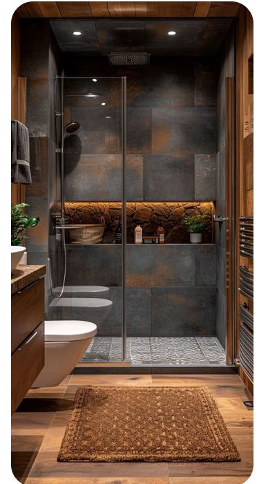 Small Spa Bathroom, Ultimate Bathroom, Bathroom Interior Design Modern, Small Bathroom Layout, Bathroom Design Layout, Bathroom Design Inspiration, Rustic Bathrooms, Small Bath, Bathroom Design Luxury