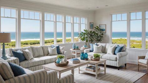 Top 10 Must-Haves for a Beach House Living Room - DexDecor Beach House Living Room Ideas, House Living Room Ideas, Kitchen Tile Inspiration, Industrial Chic Kitchen, Rustic Industrial Kitchen, Compact Kitchen Design, Modern Bedroom Colors, Beach House Living Room, Weathered Furniture