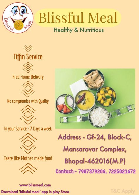 Tiffin Service Pamphlet, Best Food Delivery Service, Tiffin Service, Template Menu, Groot Marvel, Menu Flyer, Food Menu Design, Hygienic Food, Order Food Online