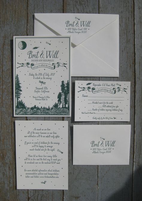 Simply Rustic Perfect Custom Letterpress Wedding Invitation Suite Letterpress Invitation Suite, Letterpress Wedding Invitation Suite, Letterpress Wedding Invitation, Hope Valley, Yosemite Wedding, Wedding Info, Inexpensive Wedding, Letterpress Invitations, Carton Invitation