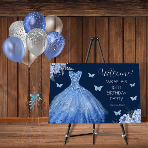 18th Birthday Background, 18th Debut Theme, Debut Theme Ideas, Debut Theme, 18th Birthday Decorations, Happy Birthday 18th, Pink Color Schemes, Quinceanera Party, 18th Birthday Party