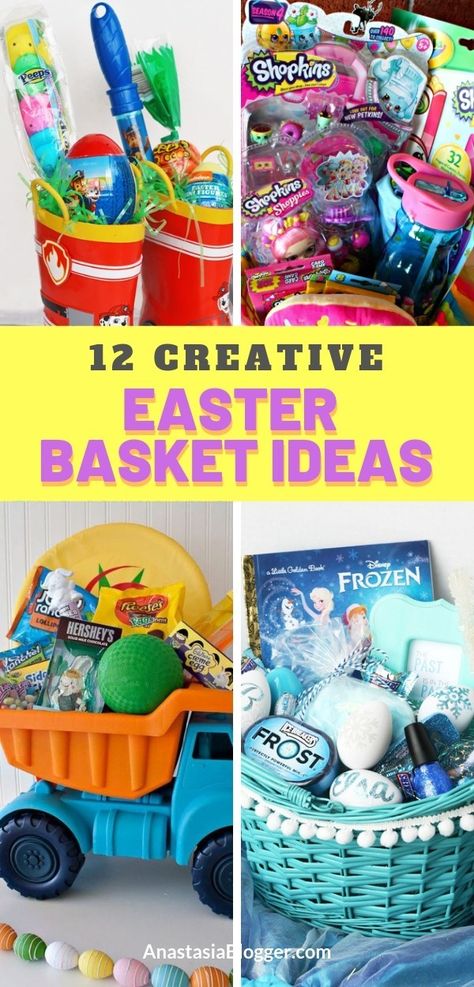 Unique Easter Basket Ideas - DIY for Boys and for Girls to Try this Year! Are you looking for unique Easter Basket ideas to try DIY this year? I've got a collection here of Easter Basket ideas for boys and for girls! #easter #eastercrafts #diy #gifts #holiday #kids Unique Easter Basket Ideas, Unique Easter Baskets, Fun Easter Baskets, Creative Easter Baskets, Baby Easter Basket, Easter Basket Ideas, Kids Easter Basket, Unique Easter, Easter Basket Diy