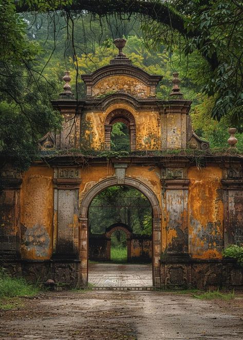 Gothic Hacienda, Mexican Architecture Traditional, Old Spanish Style Homes, Mexican Courtyard, Church Design Architecture, Architecture Photography Buildings, Mission Style Homes, Mexican Architecture, Spanish Style Architecture