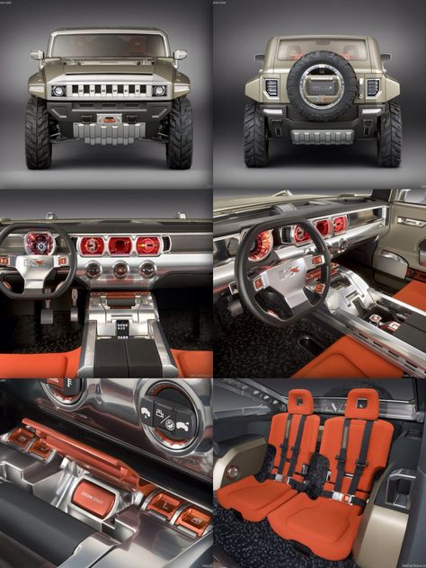 Hummer Concept Hummer H2 Interior, Hummer Interior, 2006 Hummer H3 Custom, Hummer Car, Hummer Ev Suv, Hummer Hx, Hummer Truck, 1965 Shelby Cobra, Monster Car