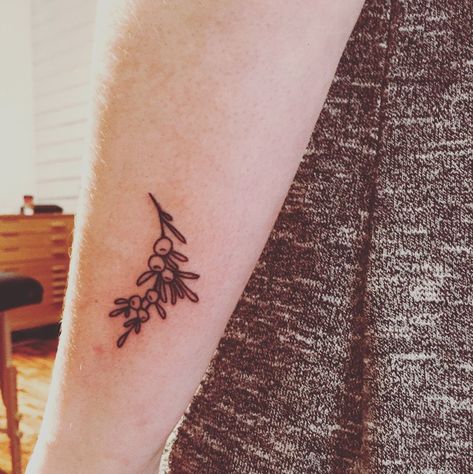 Juniper Tattoo Flower, Juniper Tree Painting, Juniper Tattoo Meaning, Juniper Tree Tattoo, Juniper Tattoo, Sprig Tattoo, Tree Tattoo Meaning, Juniper Tree, Plant Tattoo