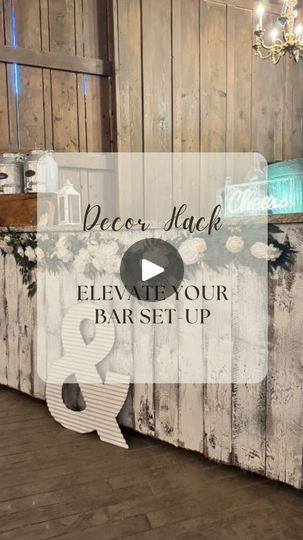 3K views · 136 reactions | From custom bar signs to full decor bundles, we’ve got everything you need to make your wedding unforgettable! Shop individual pieces or complete bundles in our Etsy shop (link in bio).

Here are some other fun ways to make your wedding bar stand out: 
2.  Themed Glassware: Use custom glassware or personalized drink stirrers. Guests can even take them home as favors! Matching cups, napkins, or coasters with the your names and/or wedding date add a fun detail
3.  Floral Accents: Add floral arrangements to the bar area, such as small bouquets in glass vases or greenery garlands draped over the bar front for an organic, elegant feel.
4.  Bar Backdrop: Set up a backdrop behind the bar that reflects the wedding theme. A greenery wall, string lights, or even a neon sig Bar Backdrop, Personalized Drink Stirrers, Custom Glassware, Wall String Lights, Custom Bar Signs, Greenery Wall, Bar Stand, Bar Fronts, Drink Stirrers