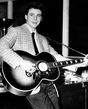 ricknelson Ozzie And Harriet, Eric Nelson, Rock And Roll Songs, Rick Nelson, James Darren, Nelson Family, Acoustic Guitar Strap, Ricky Nelson, Singing Career