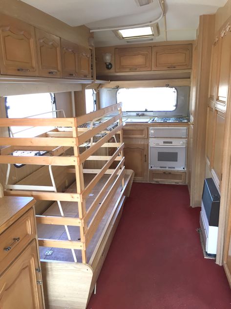 caravan makeover Caravan Renovation Before And After, Caravan Uk, Shabby Chic Caravan, Caravan Interior Makeover, Laying Laminate Flooring, Motorhome Interior, Static Caravan, Caravan Decor, Caravan Makeover