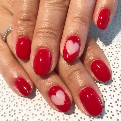 How To Remove a Gel Manicure At Home (Without Damaging Your Nails) Bi Nails, Heart Nail, Blue Nail, Red Nail, Nail Swag, Diy Nail Art, Minimalist Nails, Heart Nails, Dream Nails