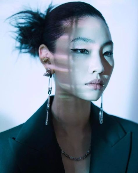 Always Changing - modelsof-color: Hoyeon Jung by Shin Sunhye for... W Korea Magazine, Hoyeon Jung, Korea Magazine, W Korea, 인물 사진, Fashion Photoshoot, Model Poses, Art Reference Photos, Nostril Hoop Ring