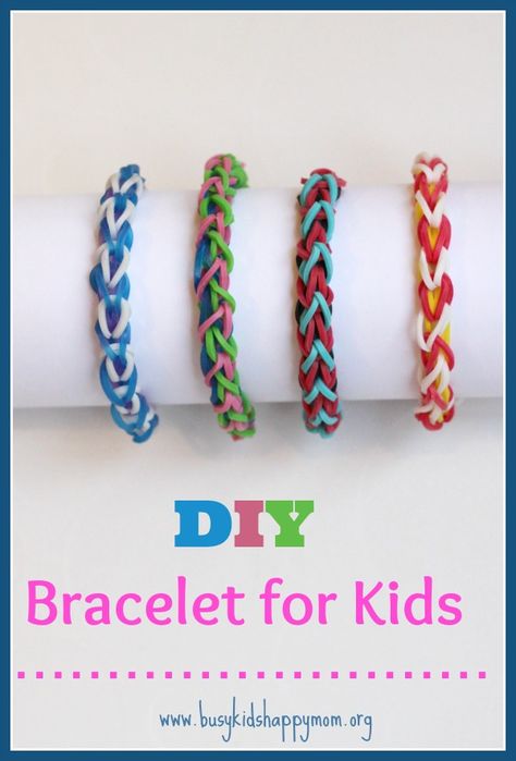 Rainbow Loom Tutorial - VIDEO created and designed by a 9 year old boy.  Are your kids into the latest craze (that actually promotes fine motor skills and keeps them off of electronics)? Easy Rainbow Loom Bracelets, Rainbow Loom Bracelets Easy, Rainbow Loom Bracelet, Fun Projects For Kids, Fun Indoor Activities, Rainbow Loom Bracelets, Loom Bracelet, Kids Journal, Rainbow Loom