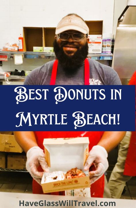 Myrtle Beach Things To Do, Myrtle Beach Trip, Myrtle Beach Restaurants, Best Donuts, South Carolina Vacation, Southern Travel, Myrtle Beach Vacation, Hidden In Plain Sight, North Carolina Travel