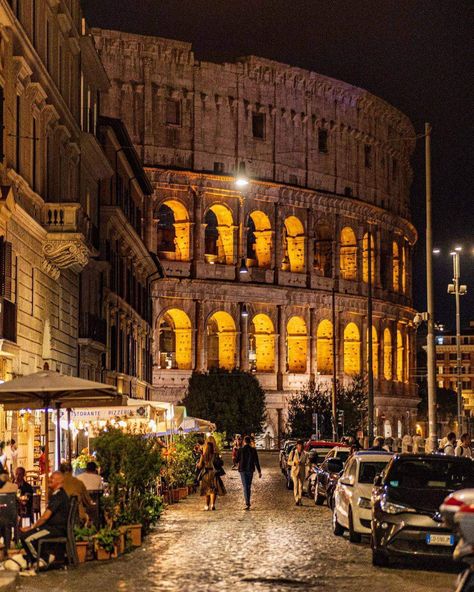 Rome Streets Aesthetic, Rome Fall Aesthetic, Rome At Night Aesthetic, Rome In Fall, Living In Rome Aesthetic, Rome Italy Aesthetic Night, Rome In November, Rome November, Roma Aesthetic