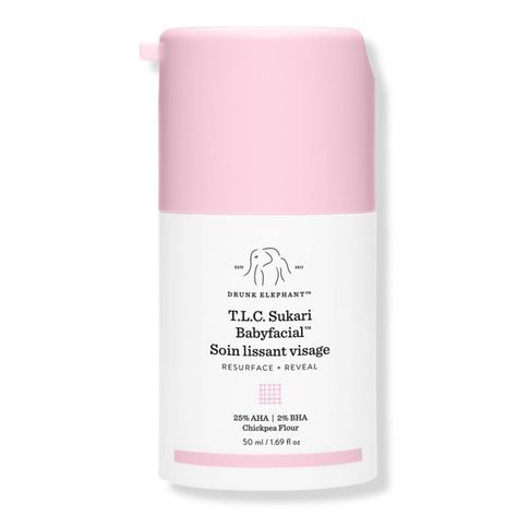 For a Facial at Home: Drunk Elephant T.L.C. Sukari Babyfacial Drunk Elephant Skincare, Sephora Skin Care, Skin Care Cleanser, Skin Care Items, Drunk Elephant, Improve Skin Texture, Birthday Wishlist, Ulta Beauty, Makeup Skin Care