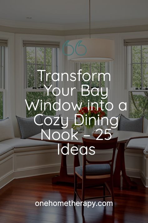 Discover 25 charming ways to turn your bay window into a cozy dining nook. From built-in benches to stylish decor, these ideas will help you make the most of your bay window space for family dinners and brunches Small Bay Window Dining Area, Kitchen Banquette Ideas Window, Bay Window Kitchen Table, Kitchen Nook Ideas Bay Windows, Bay Window Dining Area, Bay Window Banquette, Breakfast Nook Ideas Bay Window, Dining Nook Bench, Bay Window Breakfast Nook