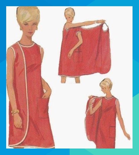 The 3 Armhole dress - table cloth to beach cover up #ellakuhlman572 70s Crochet Dress Pattern, Áo Blu, Detail Couture, Diy Sy, Mode Retro, Sew Ins, Stil Boho, Ropa Diy, Couture Vintage