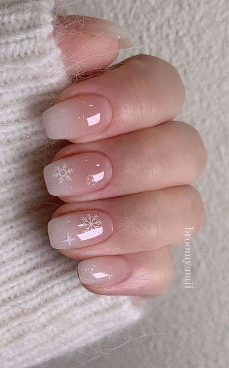 Discover 25+ cute pink nail ideas for a stylish manicure. From simple and natural tones to stunning glittery designs and French tips, explore various shapes like short, almond, oval, and square. Whether it's spring, fall, summer, or winter, find inspiration for your acrylic or gel nails with this collection of pink nail designs. Nails Acrylic Short Pink French Tips, Square Oval Christmas Nails, Cute Simple Nails For Winter, Cute Nails For Winter Short, Almond Acrylic Winter Nails, Winter Nail Ideas French Tip, Nail Inspiration For Short Nails, Christmas Nails Short Square Simple, Ombre Nail Ideas Short