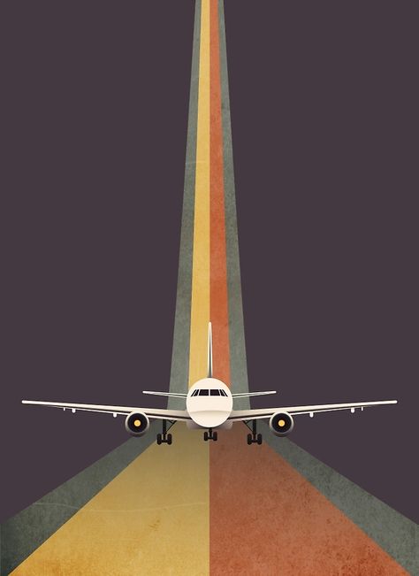 Take Off by schwebewesen Airplane Artwork, Airplane Poster, Aviation Posters, Airplane Wallpaper, Airport Design, Digital Art Poster, Freight Forwarder, Airplane Art, Racing Posters