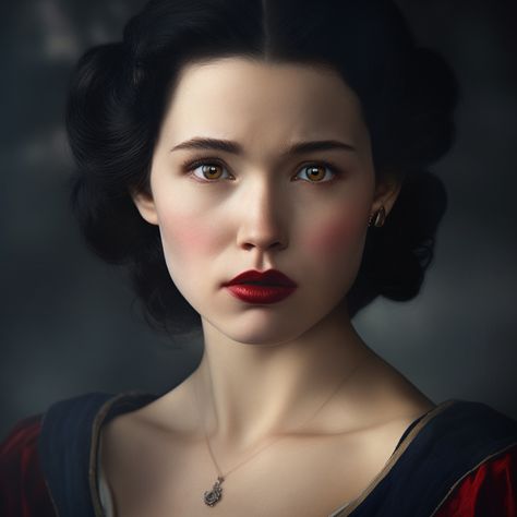 👋 Hey there! Check out this stunning AI-generated image we created of Snow White! 😍 The future of art is exciting! 🎨 #AIart #SnowWhite #digitalart #futuretech #innovation #AIgenerated #cooltech 🤖 Want to turn AI genereated art into real paintings? Contact Cheapwallarts.com. Snow White Look Alike, Snow White Realistic, Snow White Fanart, Snow White Art, Mermaid Queen, Pretty Costume, Roll Play, Disney Princess Fan Art, Disney Fanart