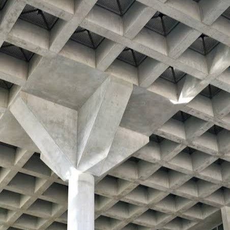 Waffle slab design Waffle Ceiling, Beam Structure, Civil Engineering Construction, Brutalism Architecture, Concrete Column, Concrete Ceiling, Concrete Forms, Column Design, High Court