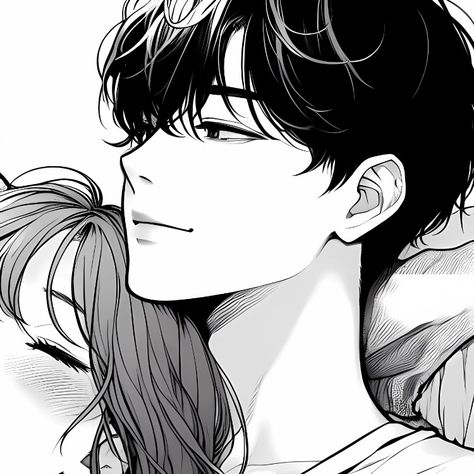 Couple Avatar, Black And White Couples, Cute Headers For Twitter, Duos Icons, Best Anime Couples, Romantic Anime Couples, Cute Couple Drawings, Cute Anime Profile Pictures, Anime Love Couple