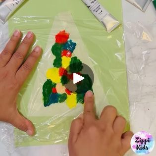 267K views · 1.7K reactions | No mess tape resist Christmas tree art for kids🎄🎄🎄...Fun, easy and engaging!!! 🎄👏🎄 | By Zippi Kids Corner | Facebook Christmas Tree Art For Kids, Tree Art For Kids, Christmas Tree Art, Kids Corner, Kids Fun, Tree Art, Fun Easy, Art For Kids, Christmas Crafts