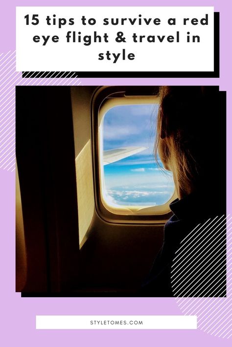 Traveling on long-haul flights is exhausting, and it gets moreso when the flight is a red eye. These 15 tips should help you survive even the worst seat on a red-eye. #traveltips Happy Life Tips, Red Eye Flight, Caffeine In Tea, Long Flight, Long Haul Flight, Take Off Your Shoes, Travel Photography Inspiration, Fashion And Beauty Tips, Red Eye