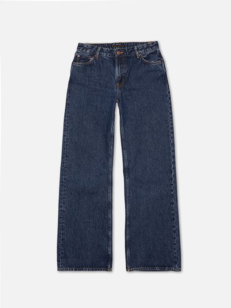 Still Here Jeans, Dark Blue Jeans Aesthetic, Nudie Jeans Outfit, Snoopy Costume, Stonewash Jeans, Jeans Store, Deep Indigo, Boys Denim, Dark Indigo